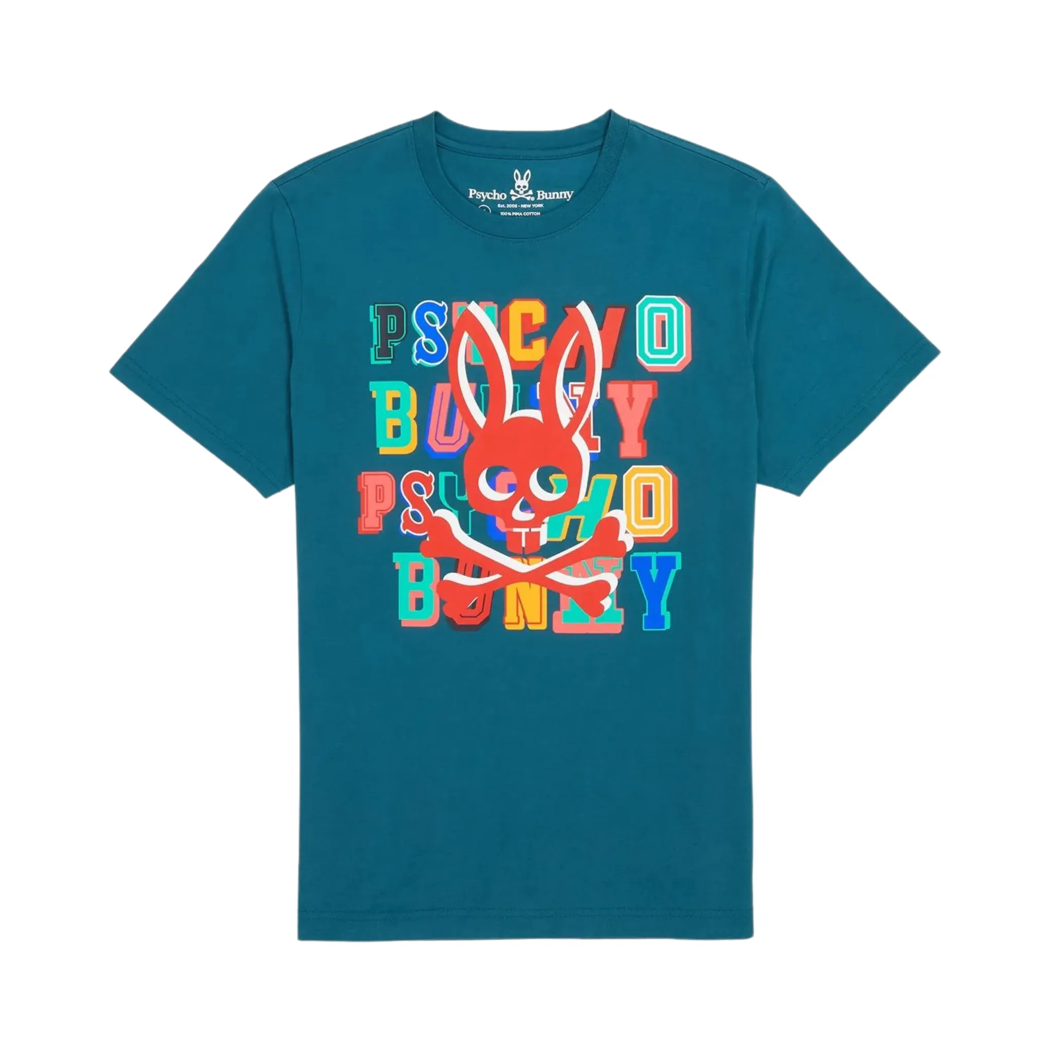 Psycho Bunny Fulton Graphic Tee (Spruce)