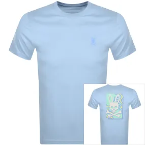 Psycho Bunny Mason Graphic T Shirt Blue