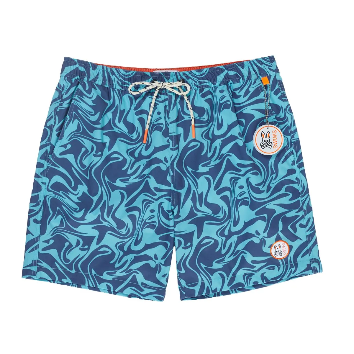 Psycho Bunny Men's Askim Swim Trunk Navy