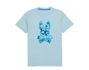 Psycho Bunny Men's Rye Graphic Tee Seafoam/Blue