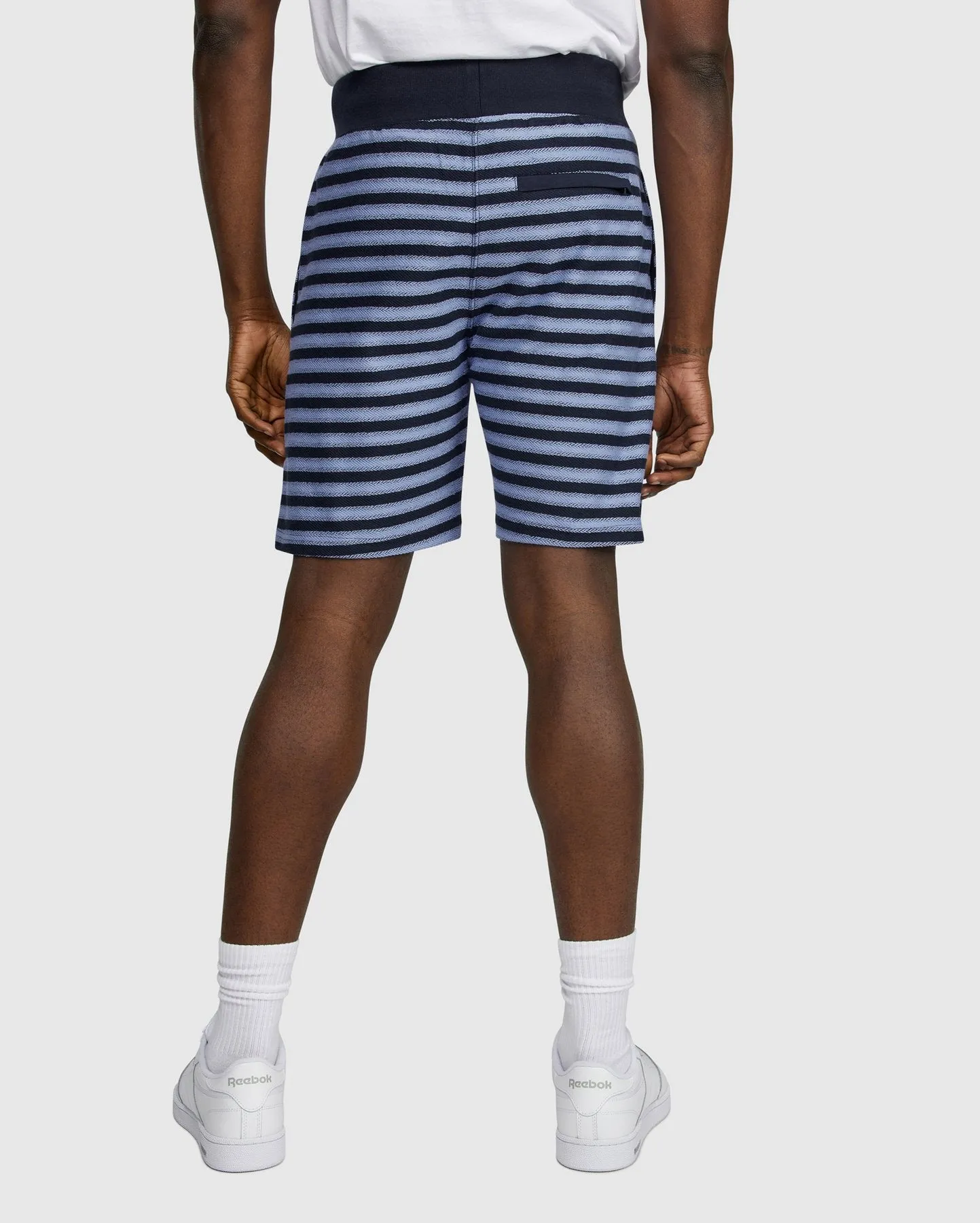 Psycho Bunny Men's Sheffield Stripe Short Navy