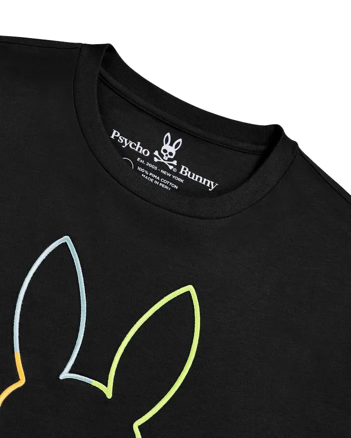 Psycho Bunny Men's Sheffield Tee Black