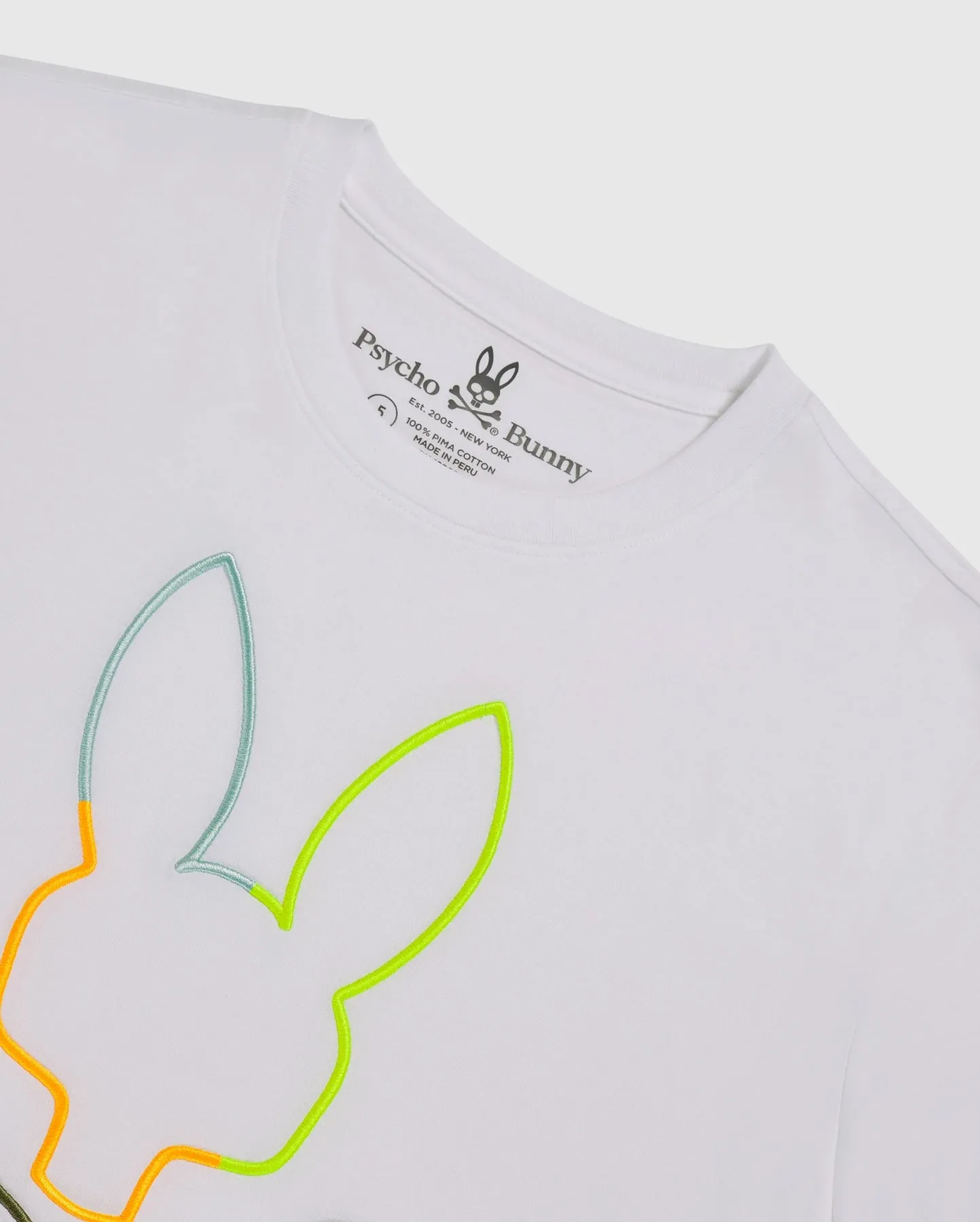 Psycho Bunny Men's Sheffield Tee White