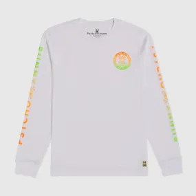 Psycho Bunny Sheffield Long Sleeve Tee White