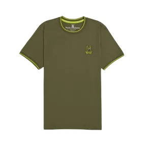 Psycho Bunny Waverly Bunny Logo Tee (Dark Olive)