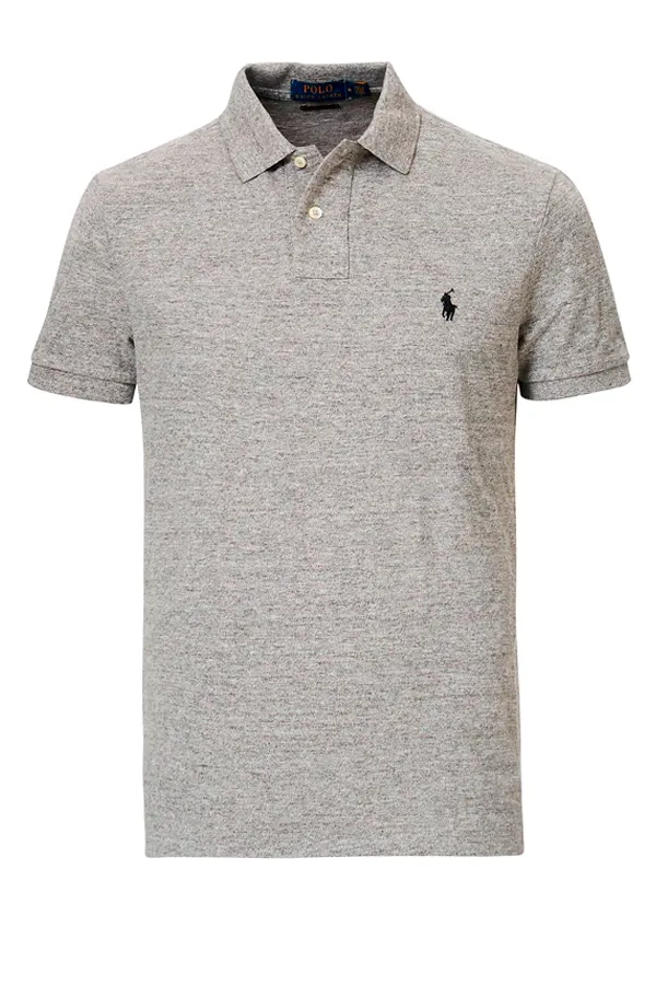 Ralph Lauren Custom Slim Fit Polo Canterbury Grey