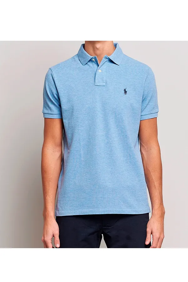 Ralph Lauren Custom Slim Fit Polo Jamaica Blue