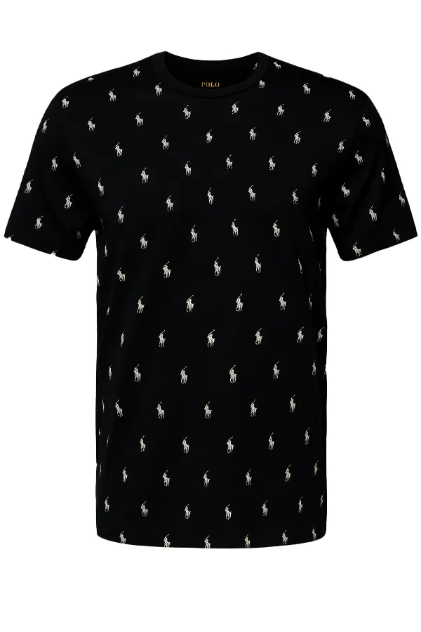 Ralph Lauren Dot Signature Tee Black