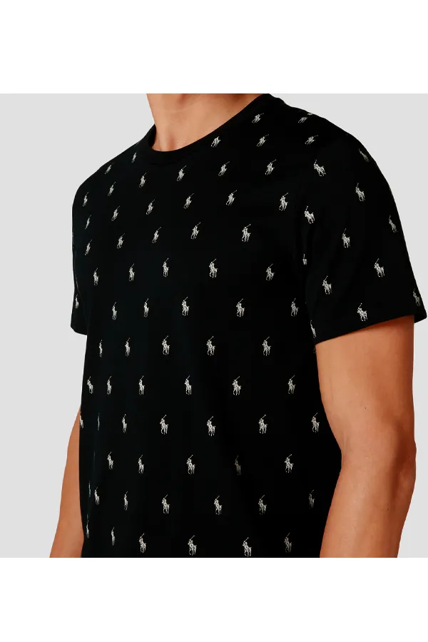 Ralph Lauren Dot Signature Tee Black