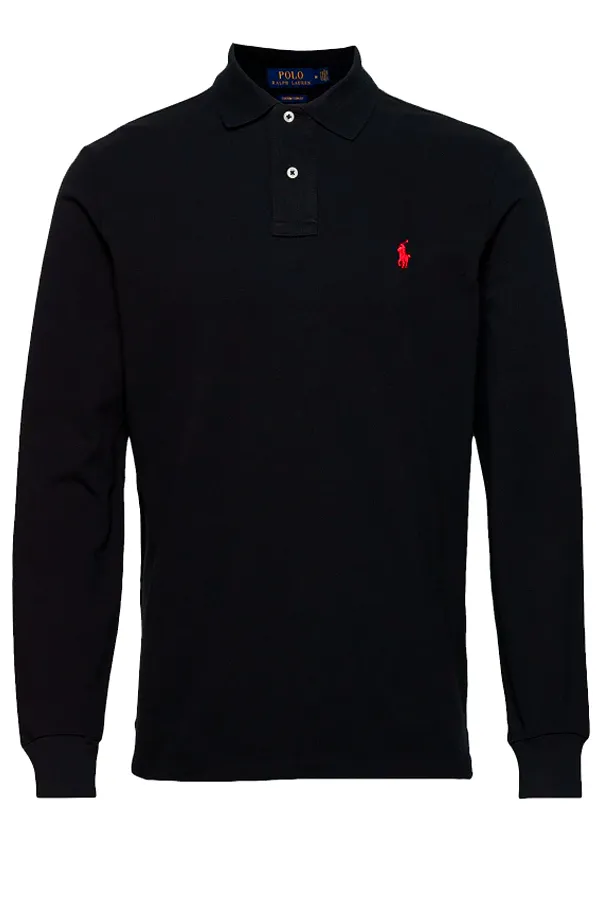 Ralph Lauren L/S Poloshirt Black