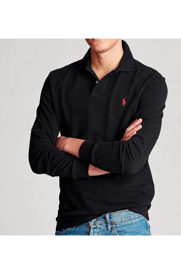 Ralph Lauren L/S Poloshirt Black