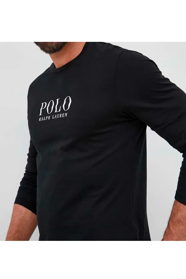 Ralph Lauren L/S Tee Liquid Logo Black