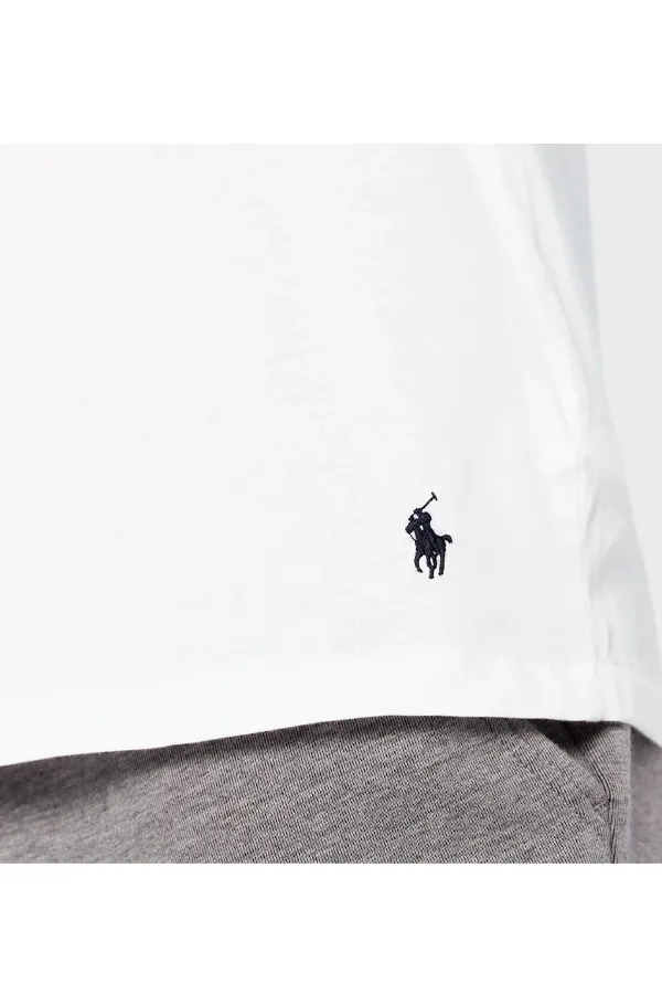 Ralph Lauren L/S Tee Liquid Logo White