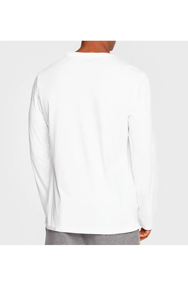 Ralph Lauren L/S Tee Liquid Logo White