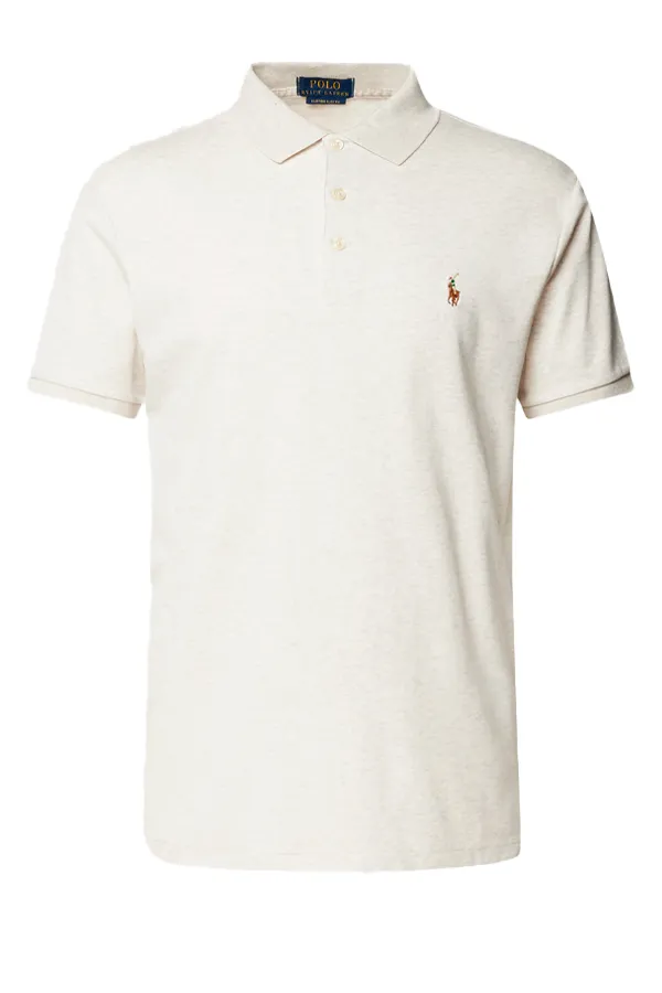 Ralph Lauren Soft-Touch Polo Slim Fit Beige