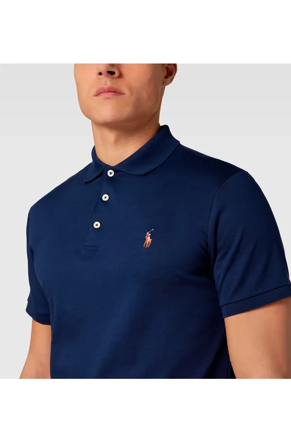 Ralph Lauren Soft-Touch Polo Slim Fit Navy