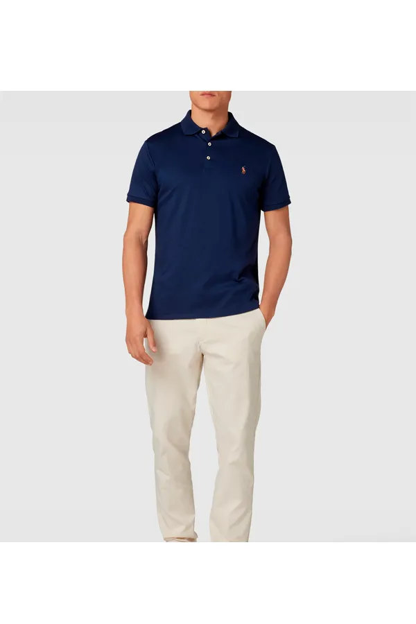 Ralph Lauren Soft-Touch Polo Slim Fit Navy