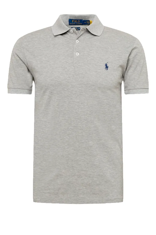 Ralph Lauren Stretch Pique S/S Polo Grey