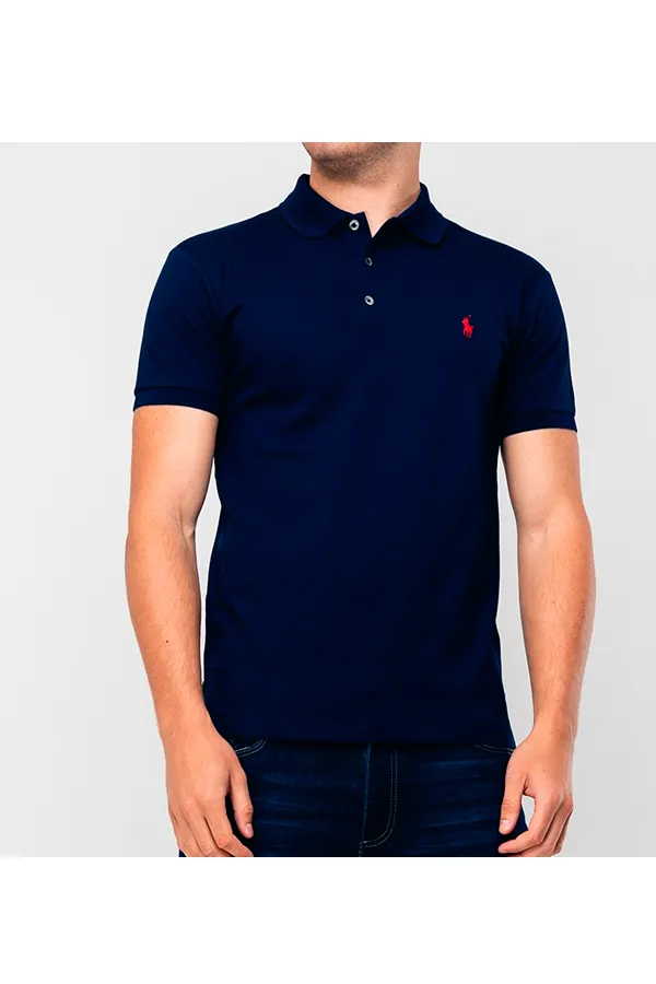 Ralph Lauren Stretch Pique S/S Polo Navy