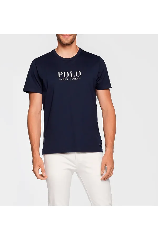 Ralph Lauren Tee Liquid Logo Navy