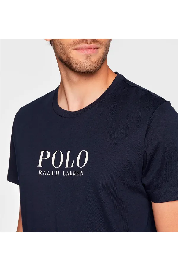 Ralph Lauren Tee Liquid Logo Navy