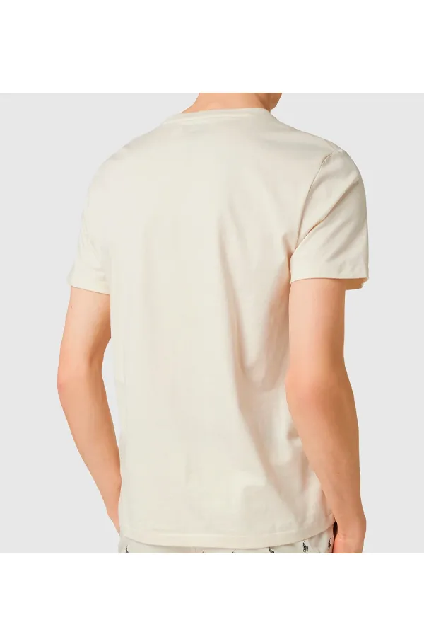 Ralph Lauren Tee Print Logo Beige