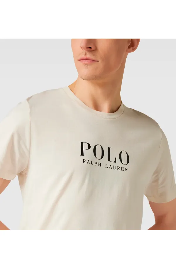 Ralph Lauren Tee Print Logo Beige