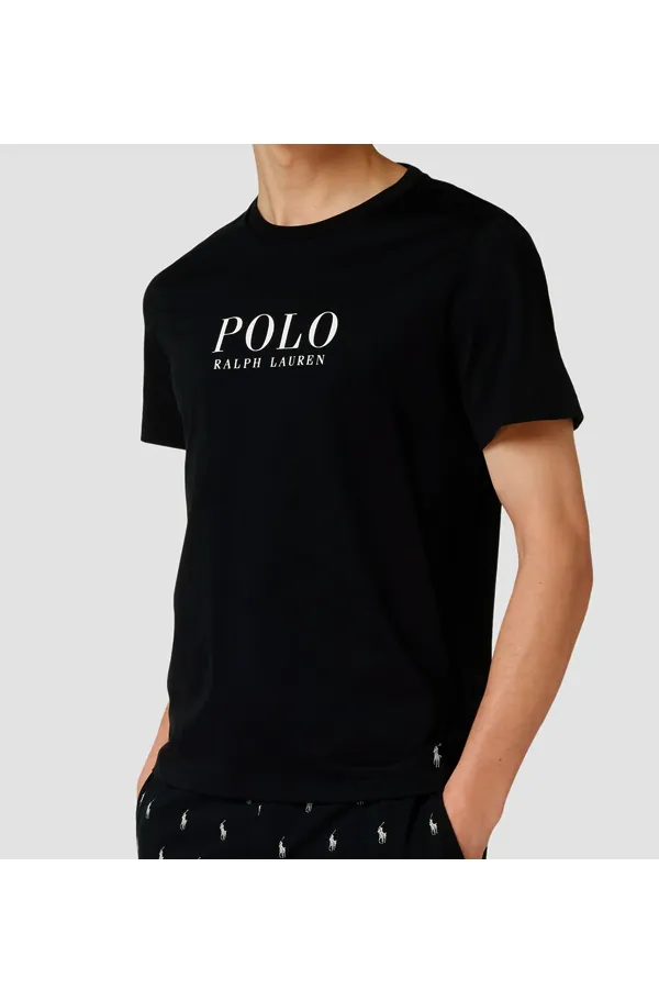 Ralph Lauren Tee Print Logo Black