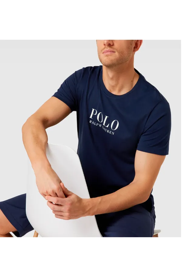 Ralph Lauren Tee Print Logo Navy