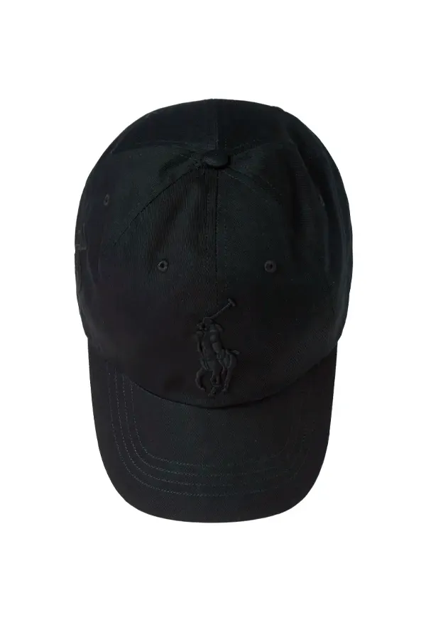 Ralph Lauren Twill Ball Cap Black