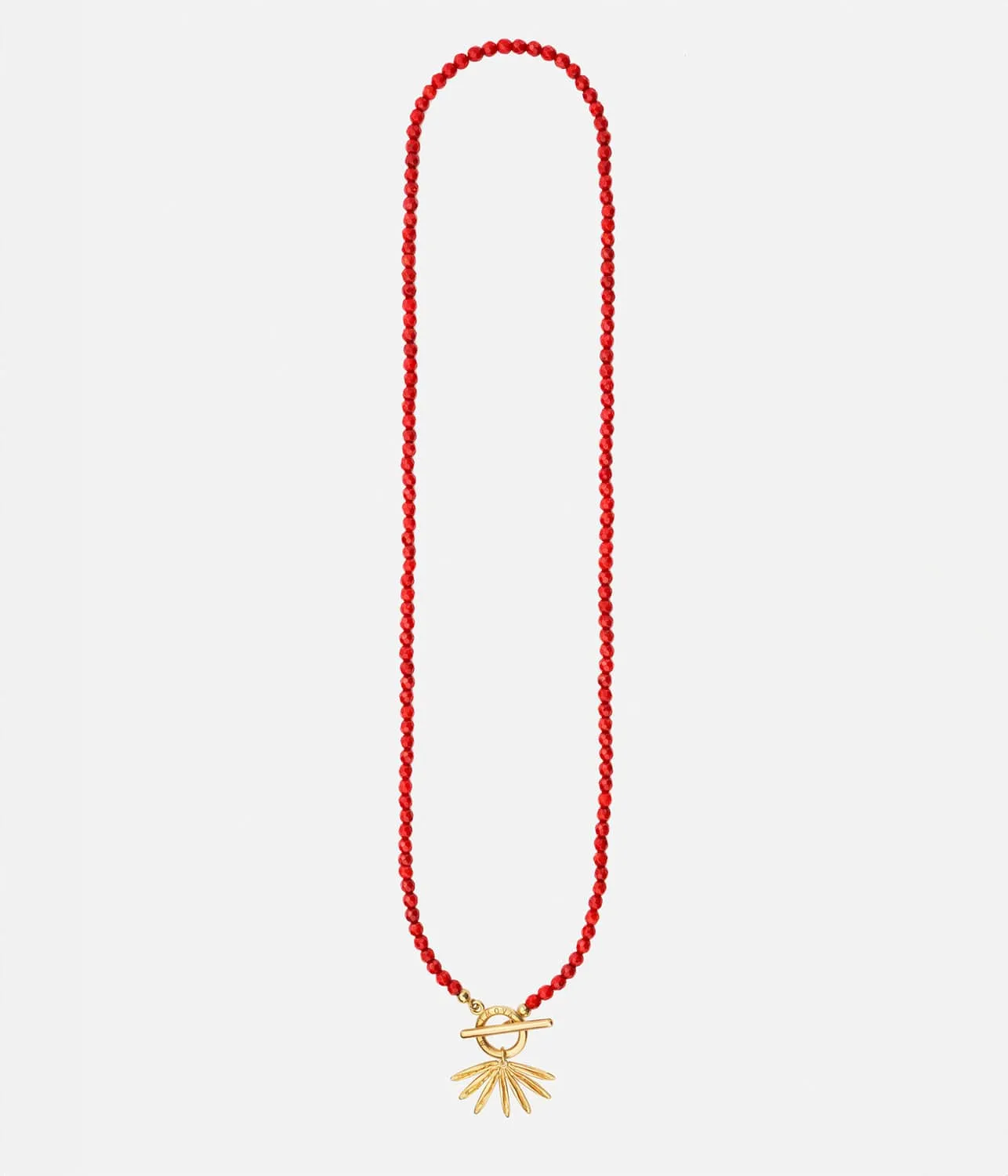 RED SUN SIREN NECKLACE