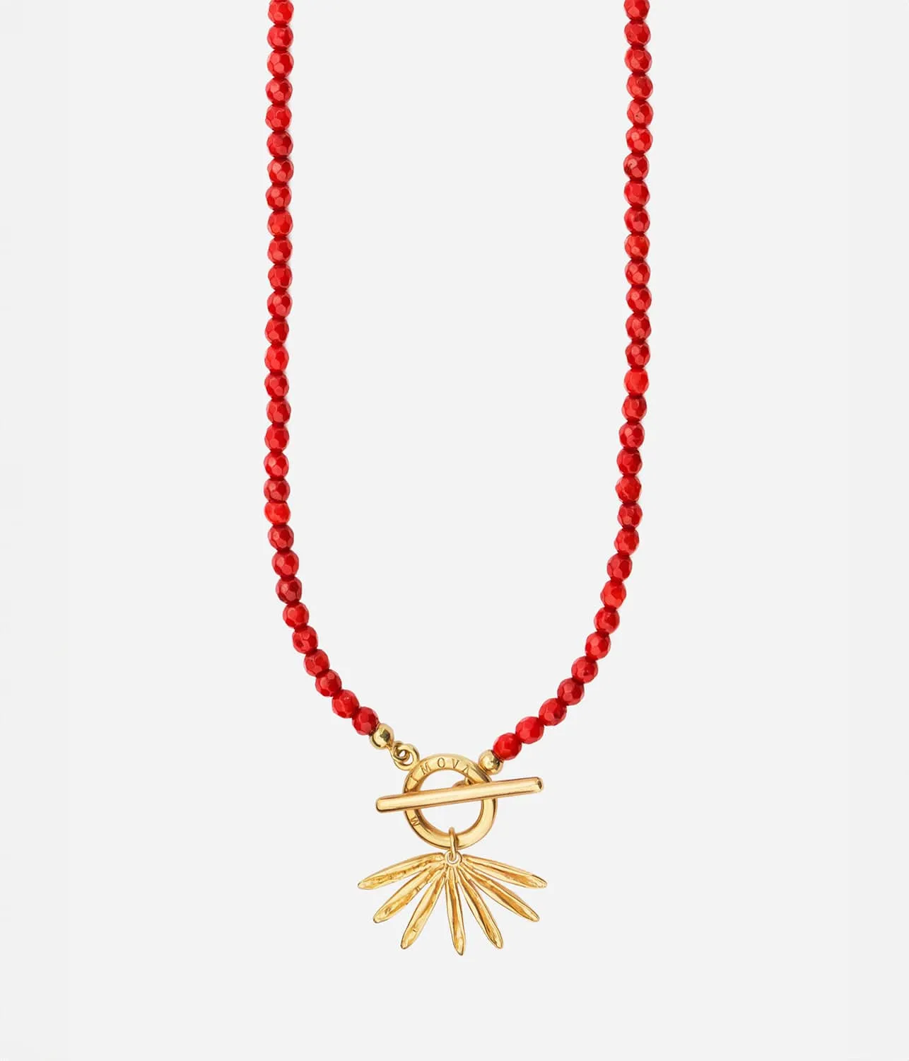 RED SUN SIREN NECKLACE