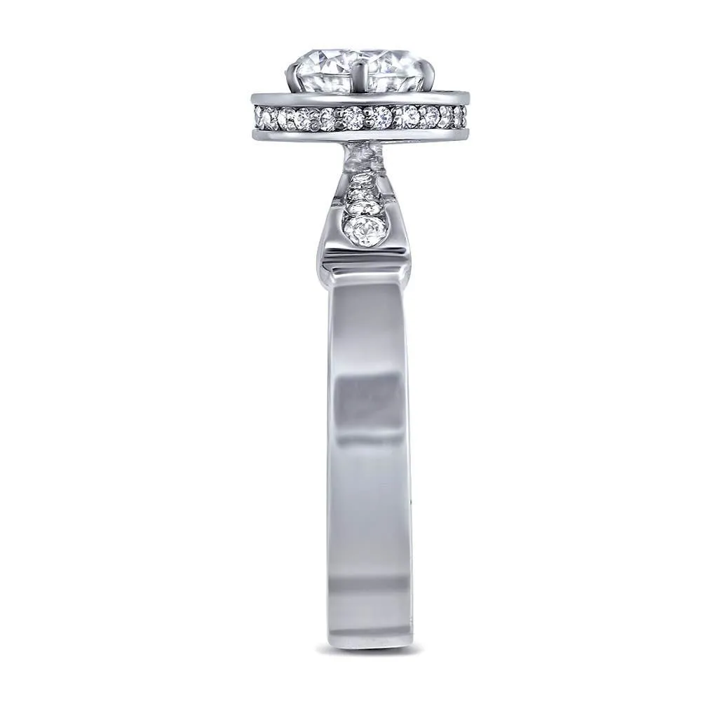 Serendipity Diamond Halo Engagement Ring