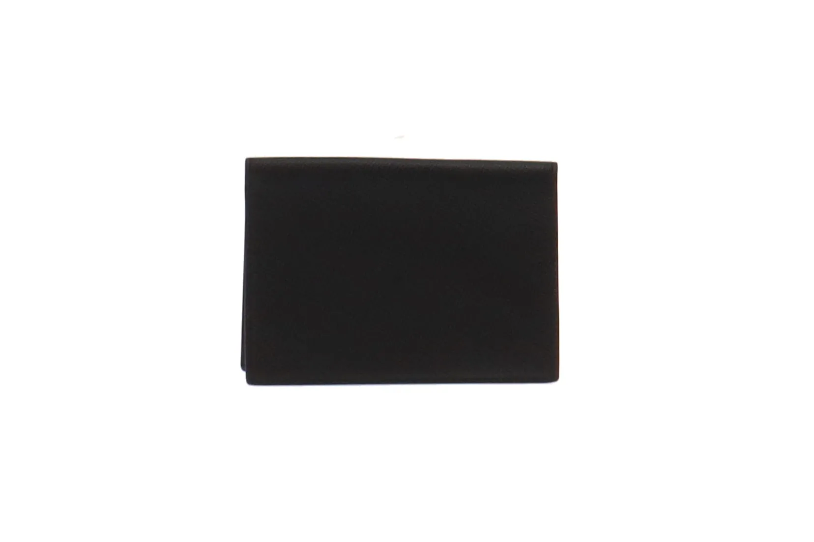 Smythson Black Leather Passport Wallet