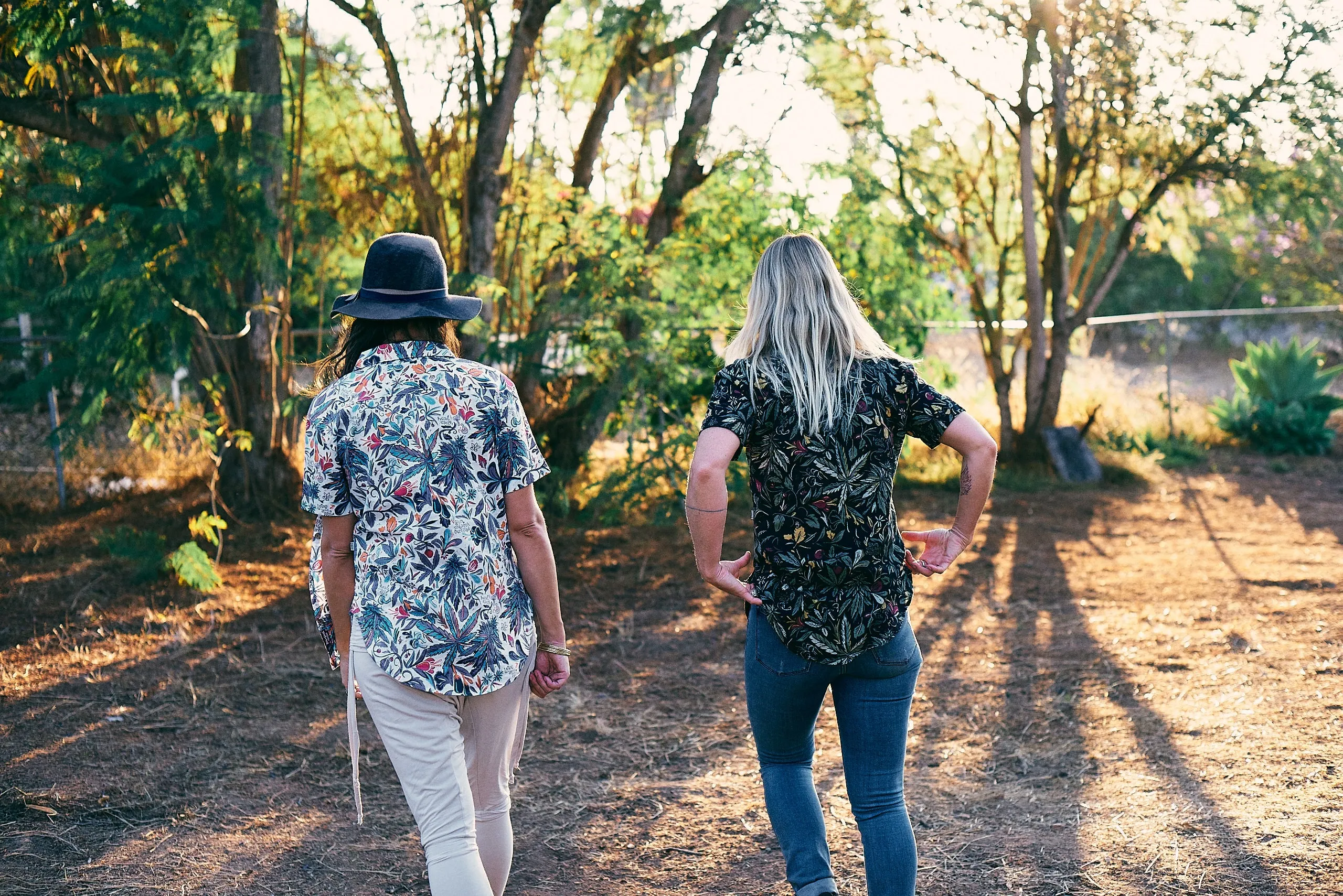 SUN+EARTH I-TAL WOMENS HEMP BUTTON UP