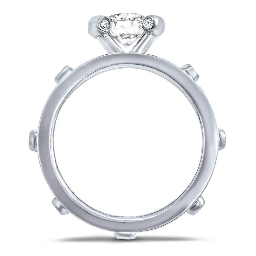 Valentine Diamond Wheel Of Fortune Engagement Ring