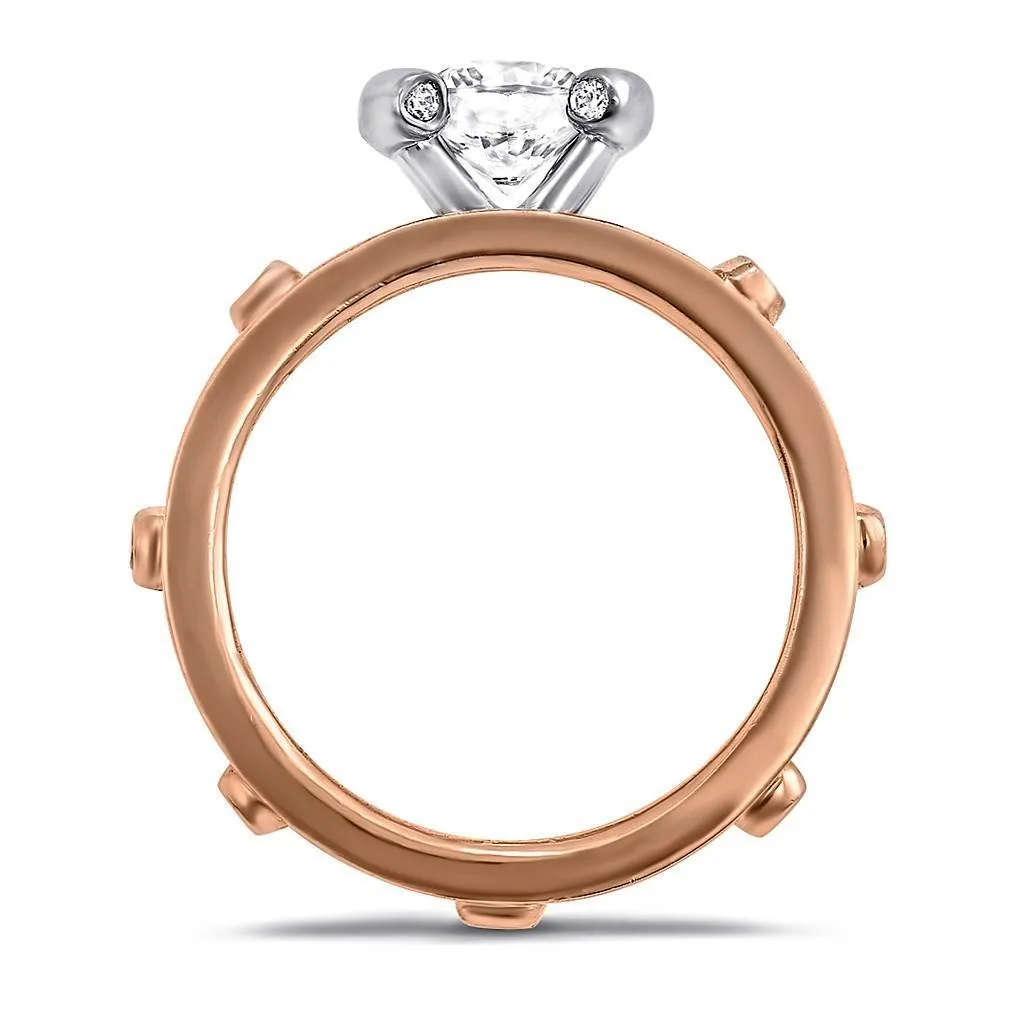 Valentine Diamond Wheel Of Fortune Engagement Ring