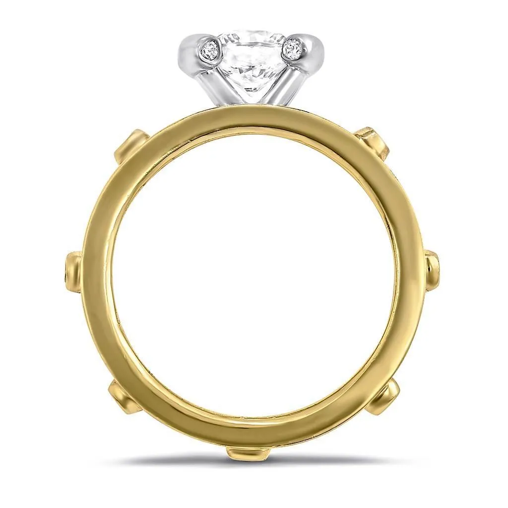 Valentine Diamond Wheel Of Fortune Engagement Ring