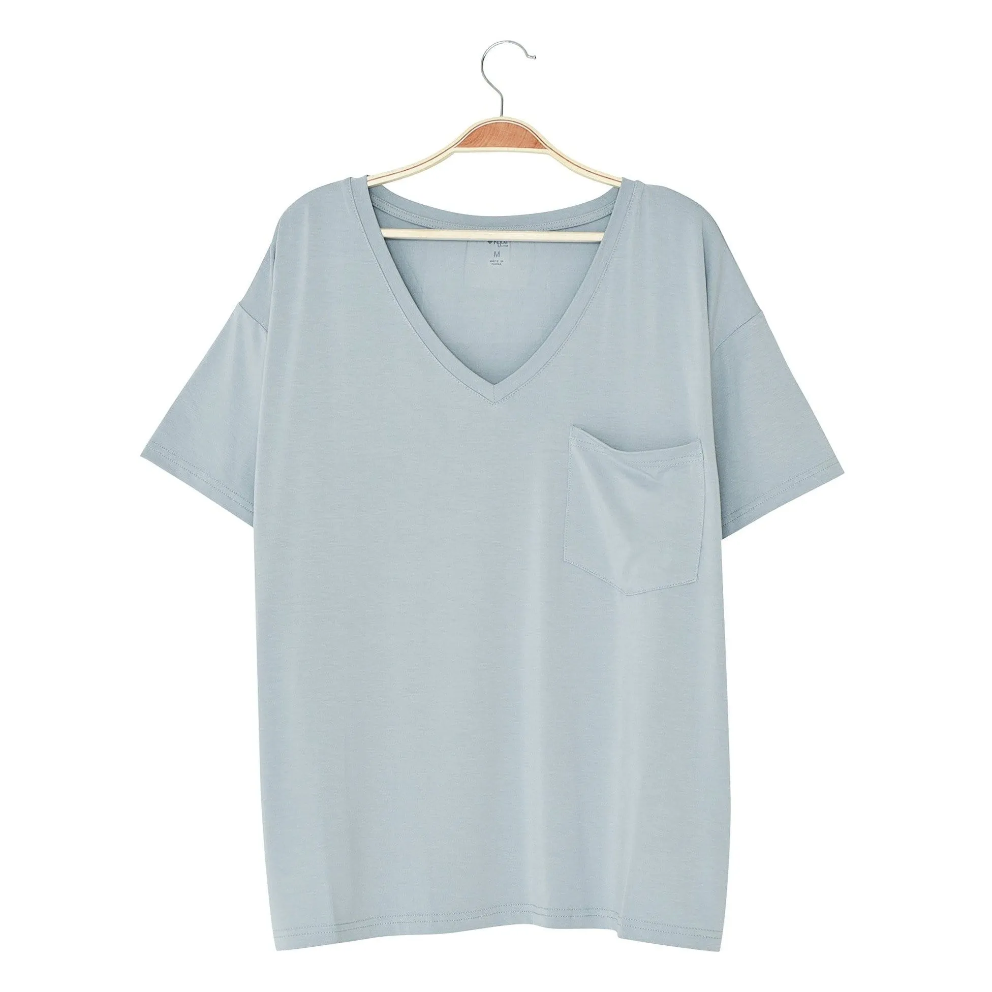 Women’s Relaxed Fit V-Neck in Fog