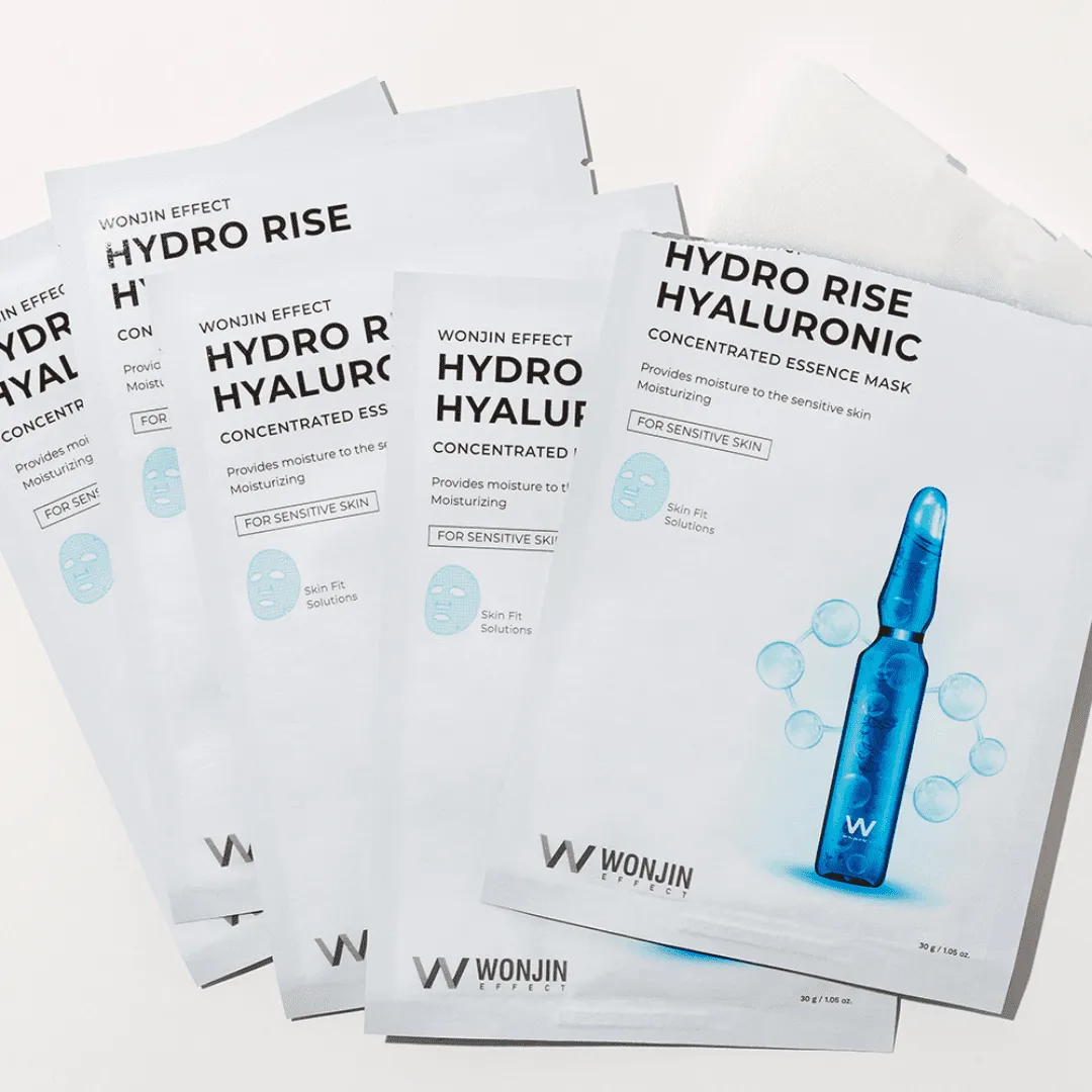 WONJIN Effect Hydro Rise Hyaluronic Concentrated Essence Mask